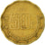 Moneta, Messico, 50 Centavos, 2001, Mexico City, MB+, Alluminio-bronzo, KM:549