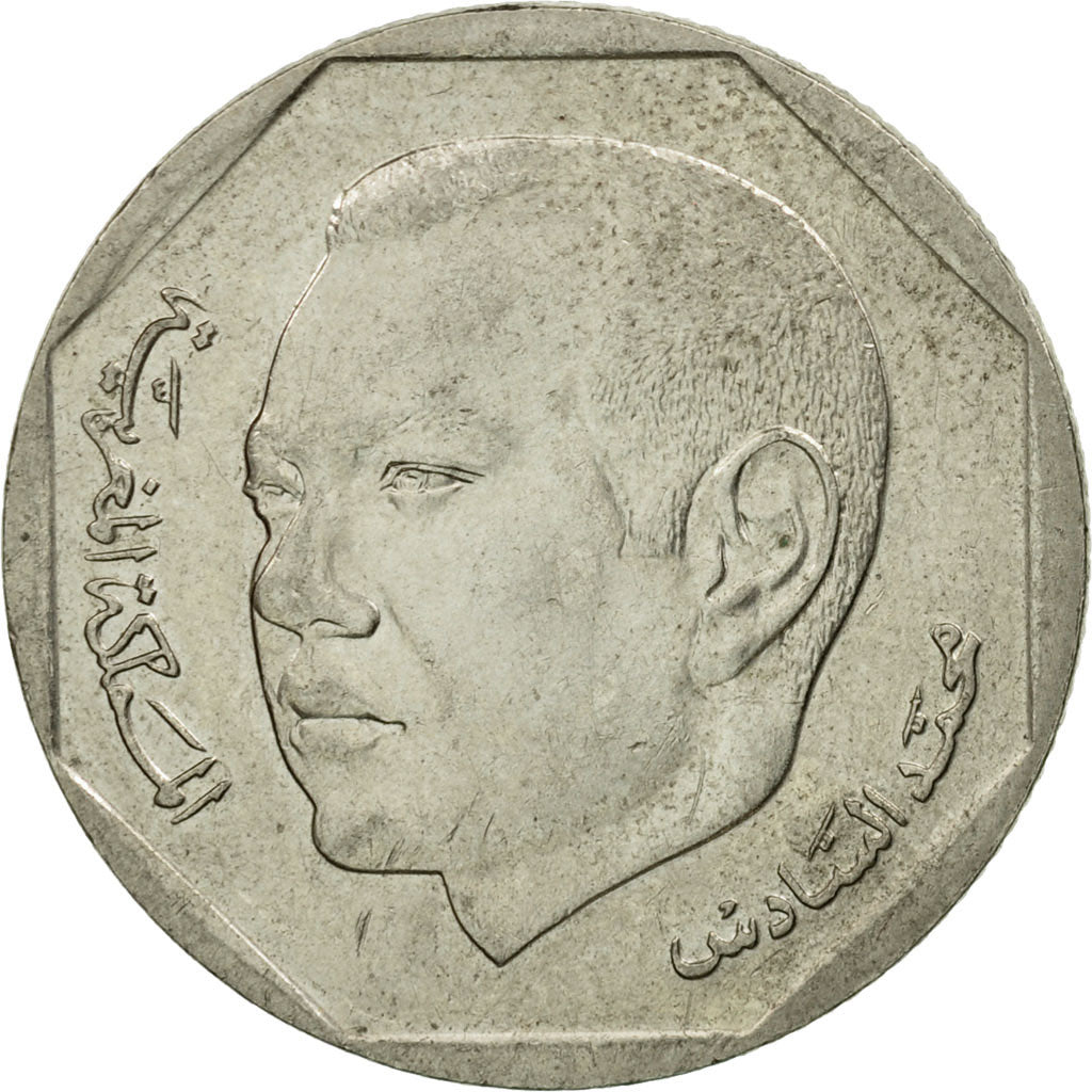 Coin, Morocco, Mohammed VI, 2 Dirhams, 2002/AH1423, Paris, EF(40-45)