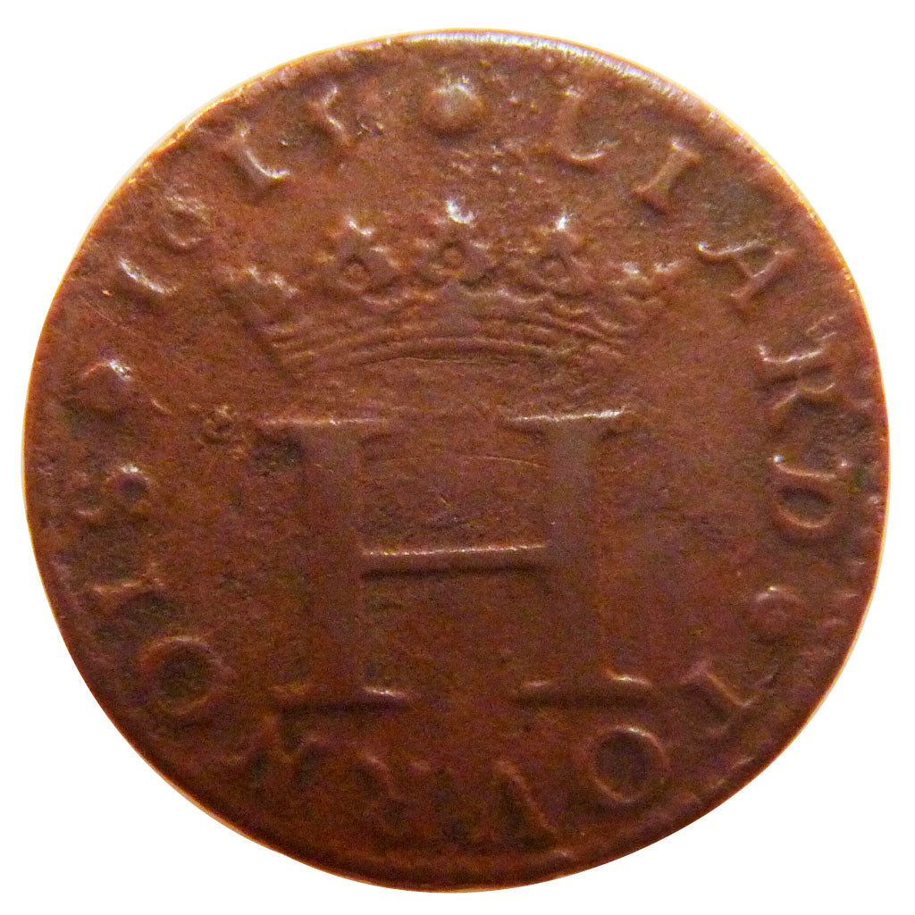 FRANCE, Liard, 1615, Sedan, EF(40-45), Copper, Boudeau #1849, 3.20