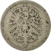 Monnaie, GERMANY - EMPIRE, Wilhelm I, 10 Pfennig, 1889, Berlin, B+