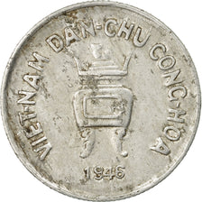 Coin, Vietnam, 5 Hao, 1946, Vantaa, VF(30-35), Aluminum, KM:2.1