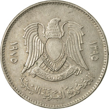 Coin, Libya, 100 Dirhams, 1975/AH1395, EF(40-45), Copper-nickel, KM:17