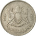Coin, Libya, 100 Dirhams, 1975/AH1395, EF(40-45), Copper-nickel, KM:17