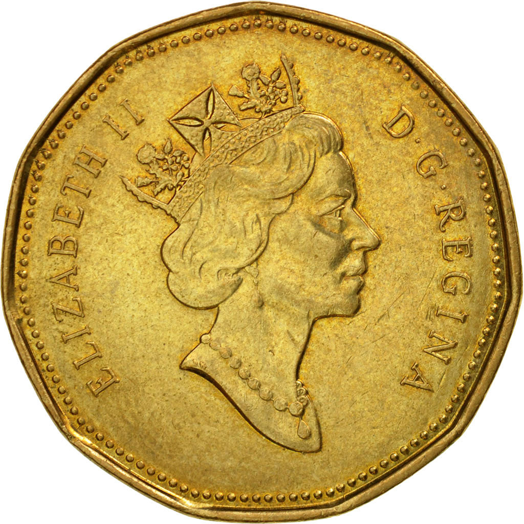 Coin, Canada, Elizabeth II, Dollar, 1995, Royal Canadian Mint, Ottawa