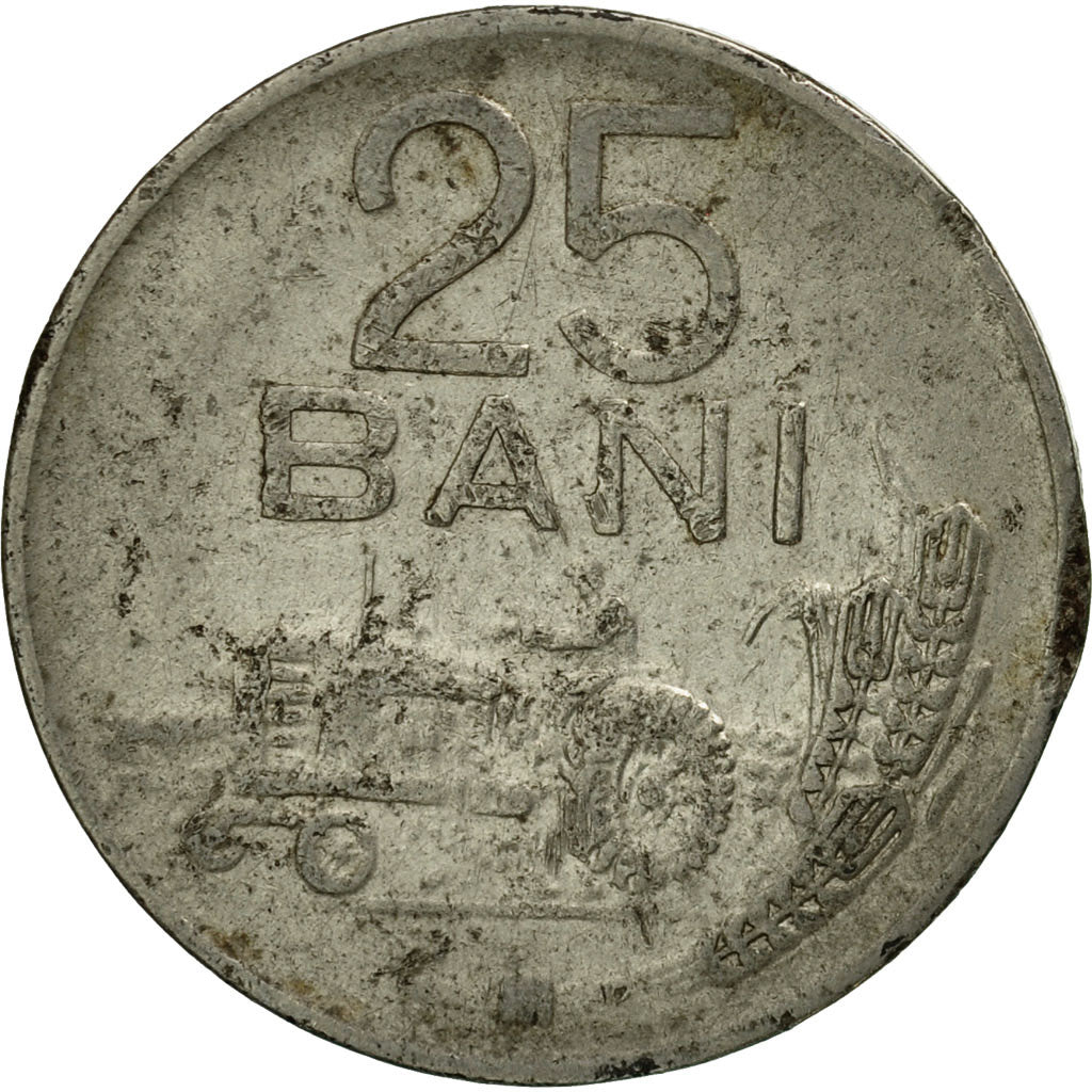Moneda, Rumanía, 15 Bani, 1960, BC+, Níquel recubierto de acero, KM:87