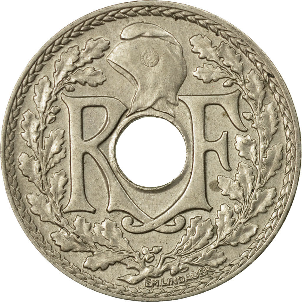 Munten, Frankrijk, Lindauer, 10 Centimes, 1936, Paris, FR+, Copper-nickel