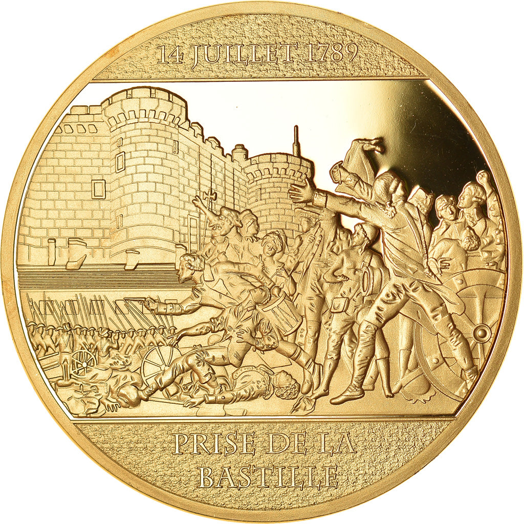 France, Médaille, 225 Ans de la Révolution Française, Prise de la Bastille