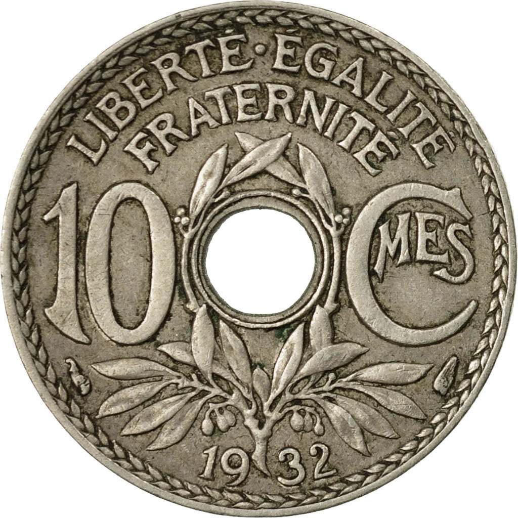 Moneta, Francja, Lindauer, 10 Centimes, 1938, Paris, VF(30-35), Miedź-Nikiel