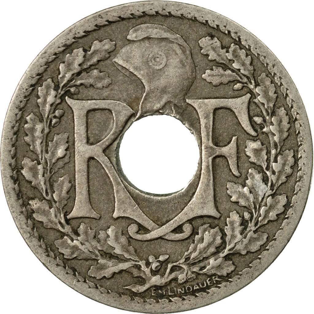 Munten, Frankrijk, Lindauer, 10 Centimes, 1938, Paris, FR+, Nickel-Bronze
