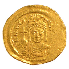 Maurice Tiberius 582-602, Solidus, Constantinople, AU(50-53), Gold, 4.30