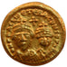Heraclius 610-641, Solidus, Carthage, AU(55-58), Gold, 4.50