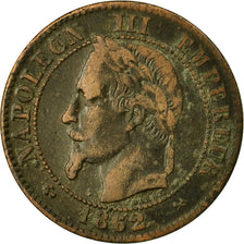 Monnaie, France, Napoleon III, Napoléon III, 2 Centimes, 1862, Bordeaux, TTB