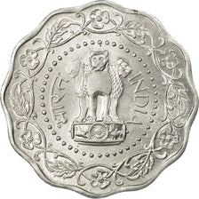 Coin, INDIA-REPUBLIC, 10 Paise, 1973, MS(60-62), Aluminum, KM:27.1