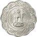 Coin, INDIA-REPUBLIC, 10 Paise, 1973, MS(60-62), Aluminum, KM:27.1