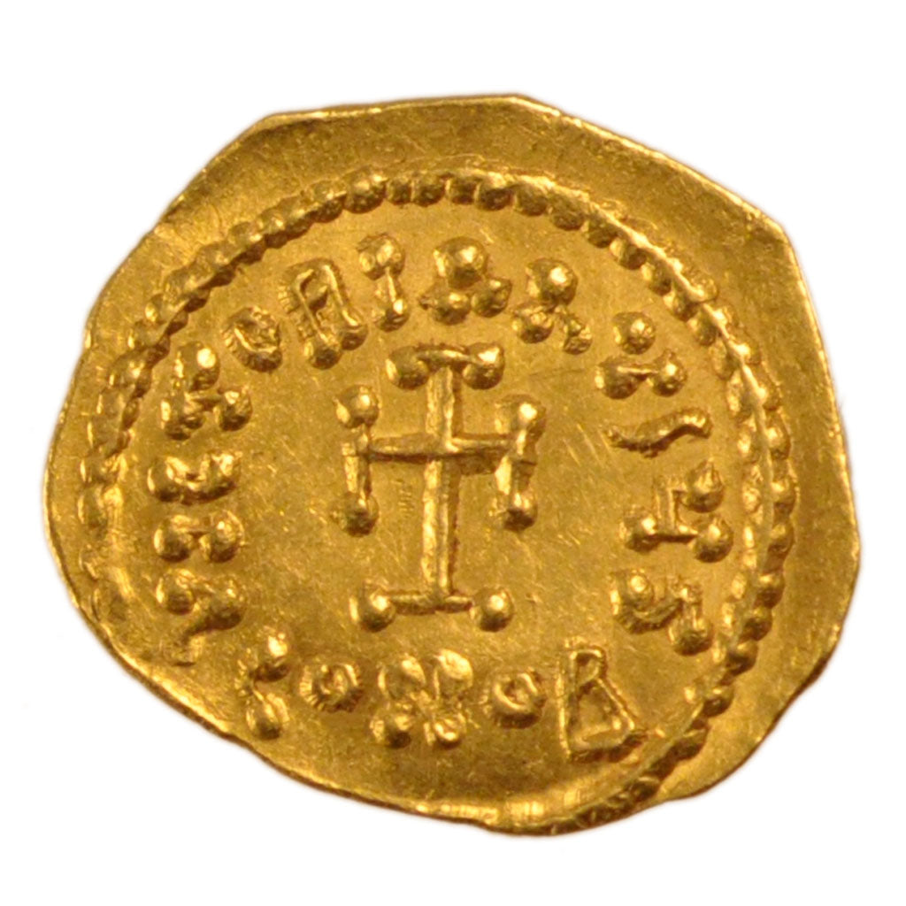 Constantine IV 668-685, Tremissis, Constantinople, AU(55-58), Gold, 1.40