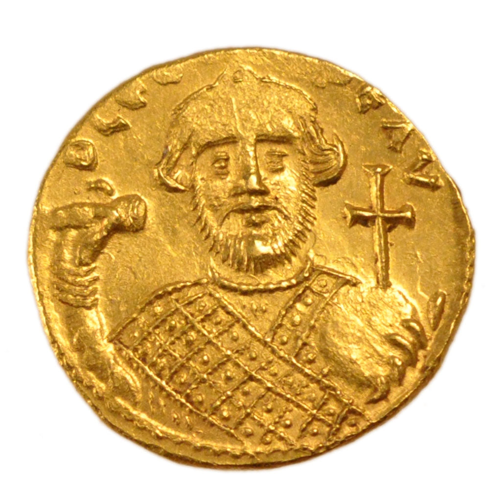 Leontius 695-698, Solidus, Constantinople, AU(55-58), Gold, 4.40