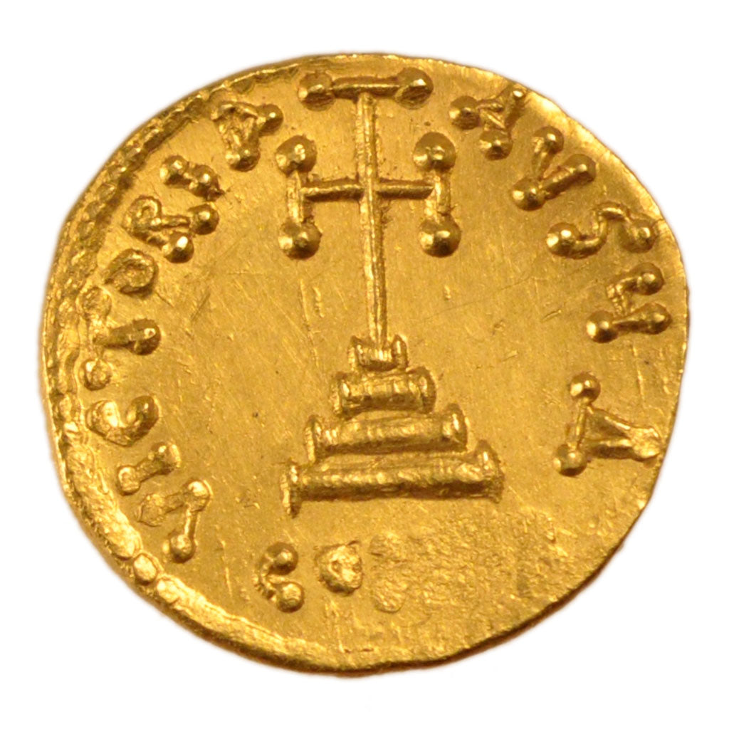 Leontius 695-698, Solidus, Constantinople, AU(55-58), Gold, 4.40