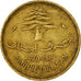 Coin, Lebanon, 10 Piastres, 1970, Paris, VF(30-35), Nickel-brass, KM:26