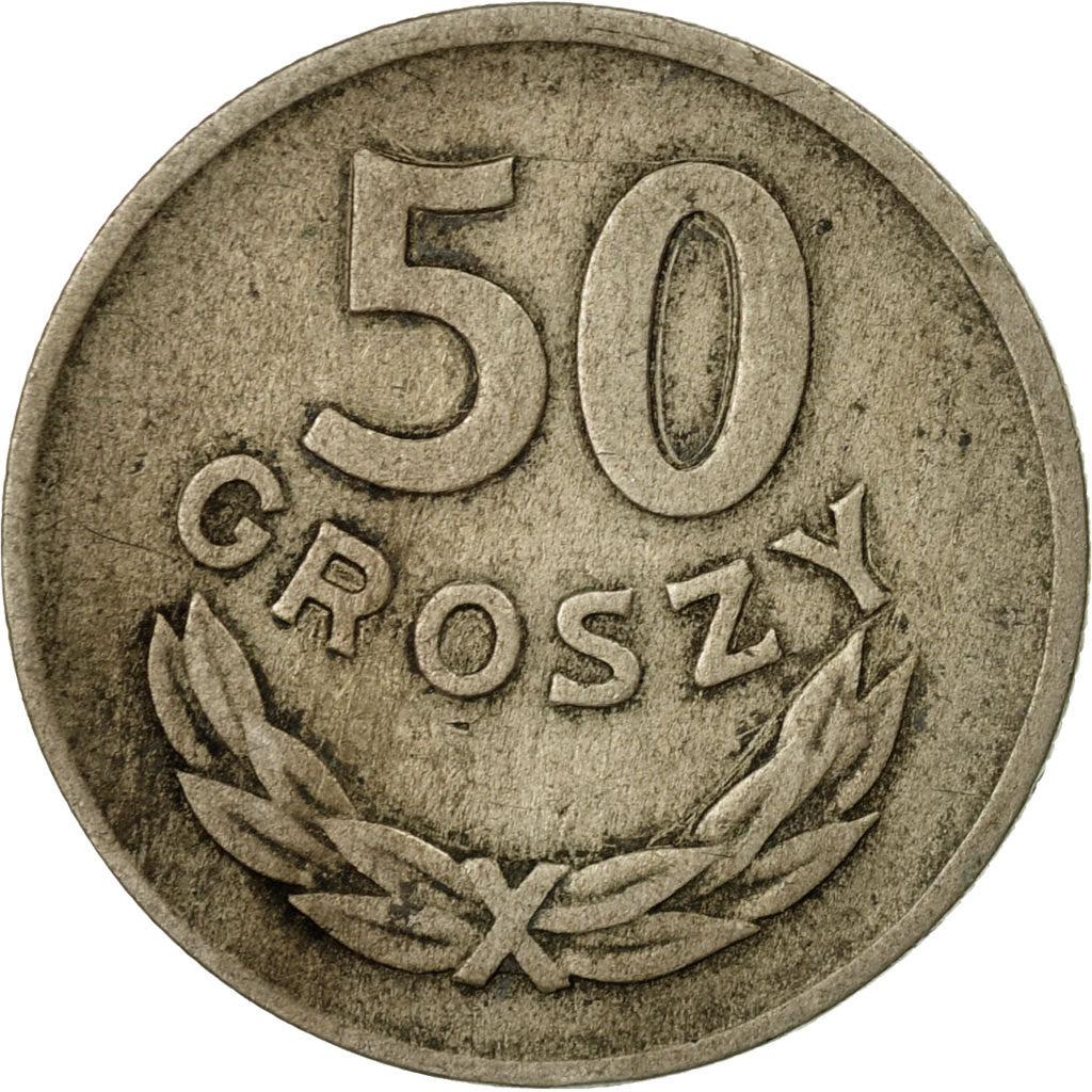 Munten, Polen, 50 Groszy, 1949, Kremnica, FR+, Copper-nickel, KM:44