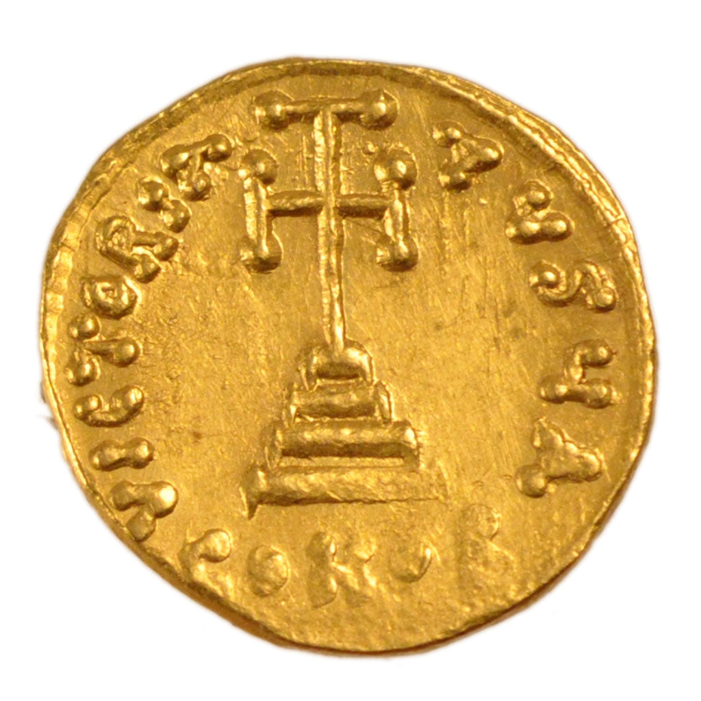 Leontius 695-698, Solidus, Constantinople, AU(50-53), Gold, 4.50