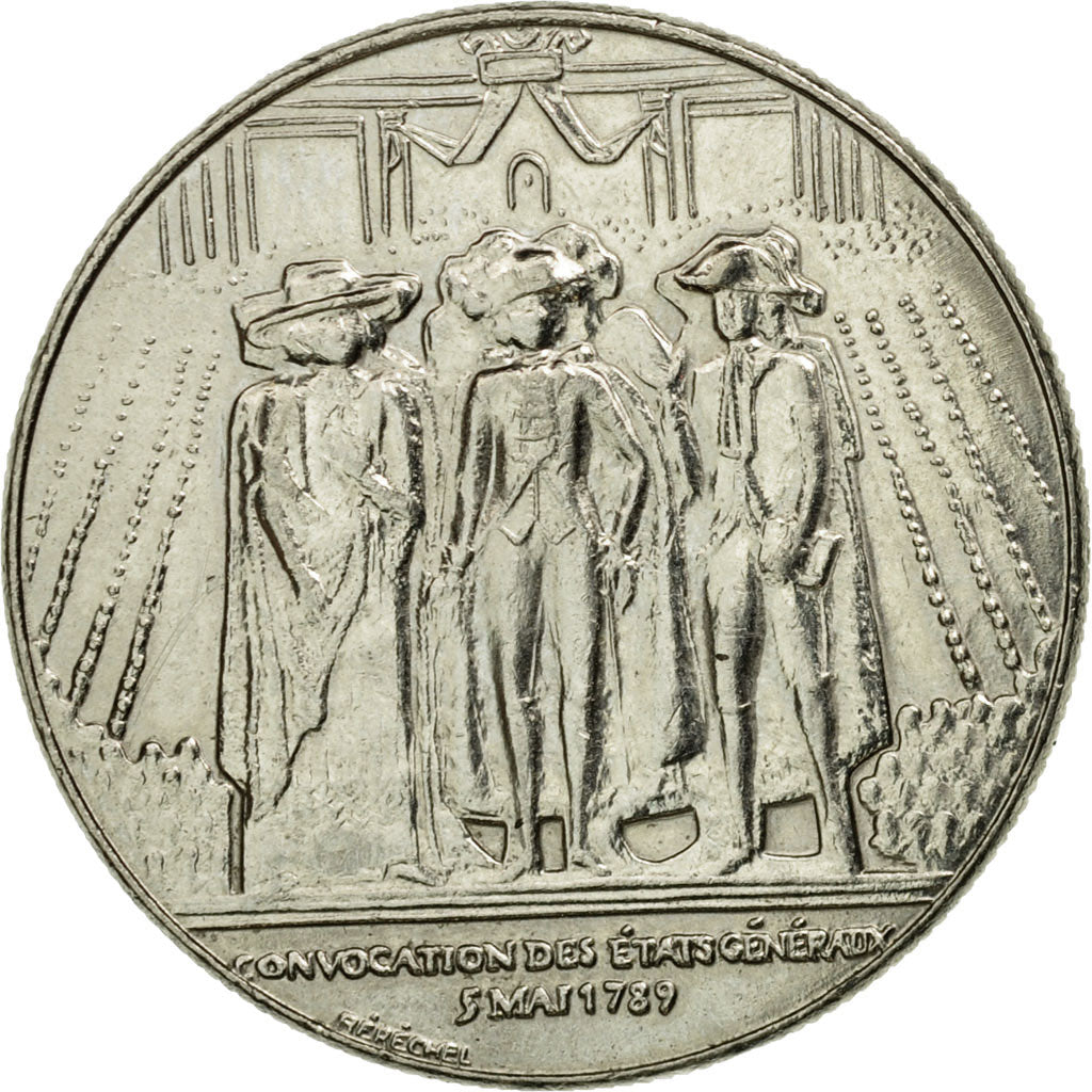 Moneta, Francia, États généraux, Franc, 1989, Paris, BB, Nichel, KM:967, Le