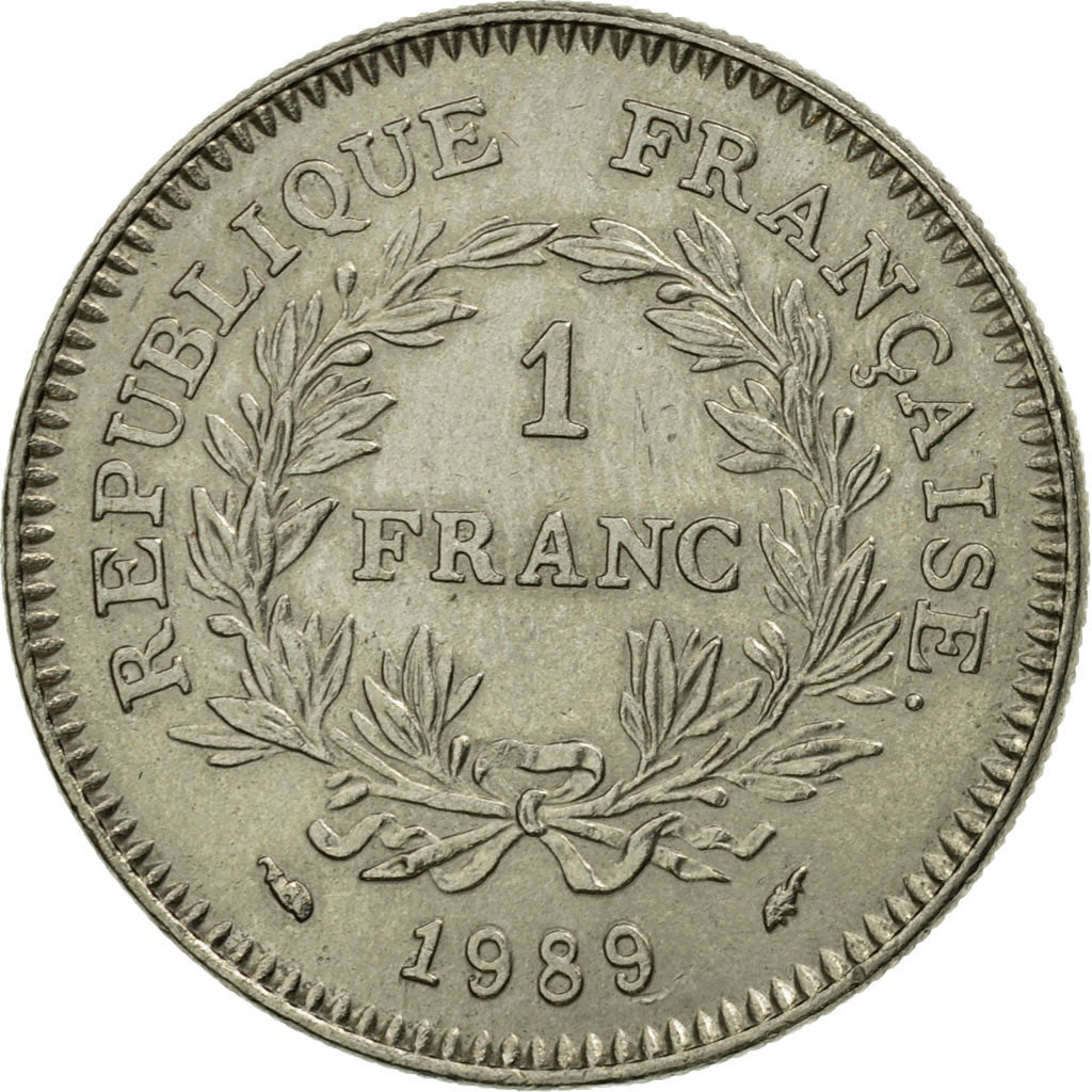 Moneta, Francia, États généraux, Franc, 1989, Paris, BB, Nichel, KM:967, Le