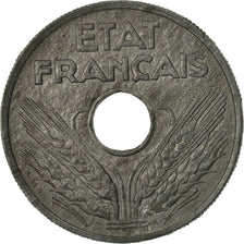 Coin, France, État français, 20 Centimes, 1943, Paris, EF(40-45), Zinc