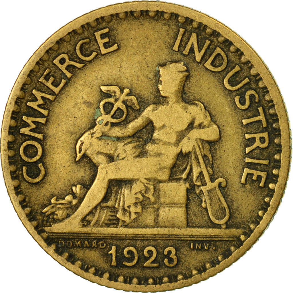 Coin, France, Chambre de commerce, Franc, 1923, Paris, VF(30-35)