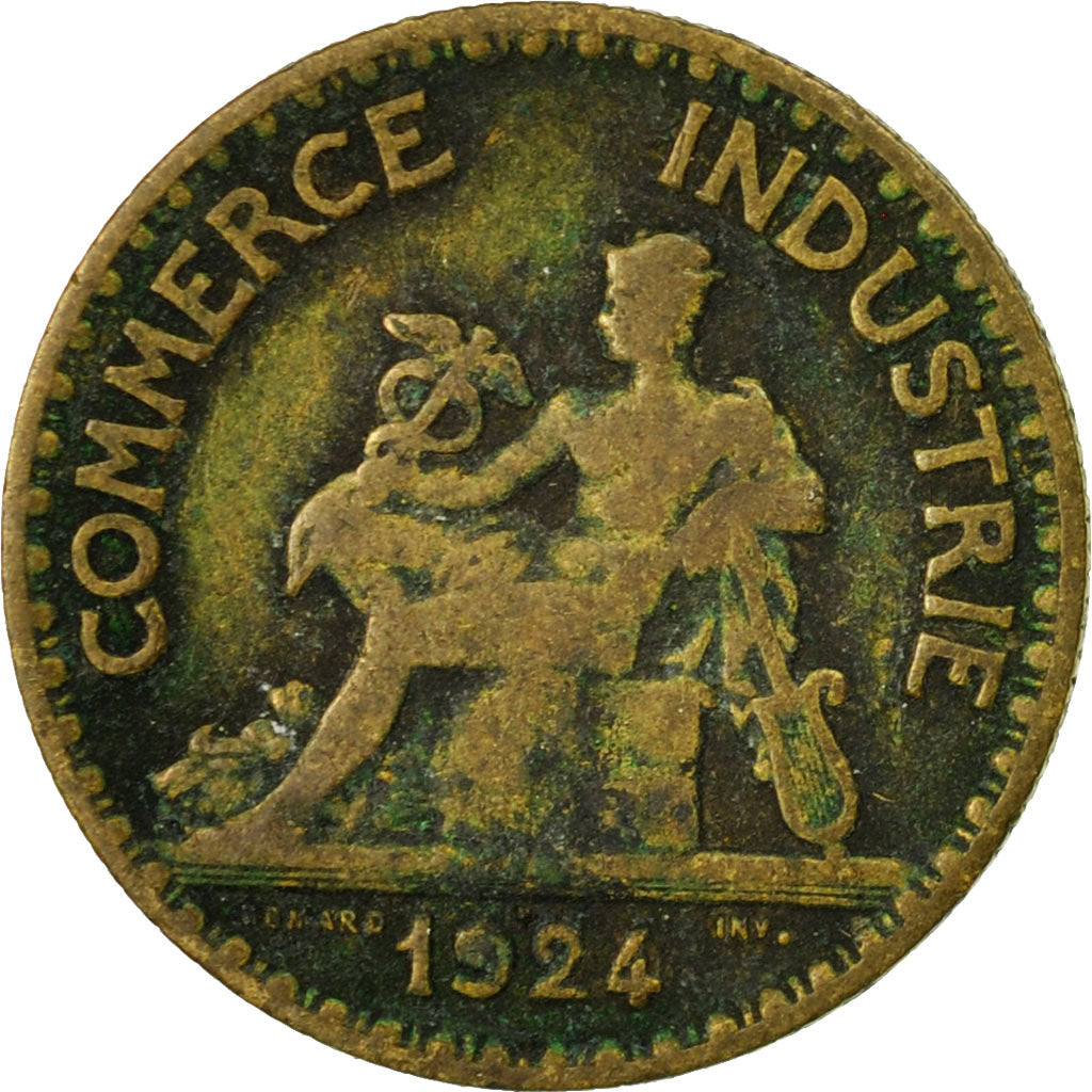 Monnaie, France, Chambre de commerce, 50 Centimes, 1924, Paris, B+
