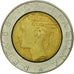 Moneta, Italia, 500 Lire, 1988, Rome, MB+, Bi-metallico, KM:111
