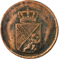 Coin, German States, BADEN, Karl Friedrich, Kreuzer, 1812, VF(30-35), Copper