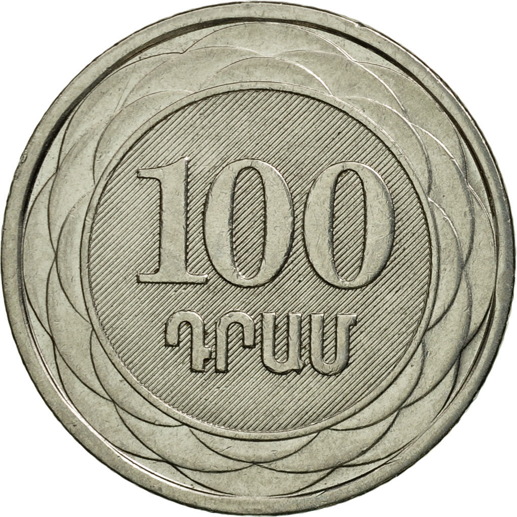 Monnaie, Armenia, 100 Dram, 2003, SUP, Nickel plated steel, KM:95