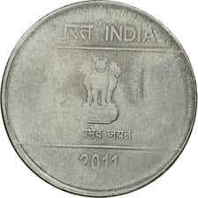 Coin, INDIA-REPUBLIC, Rupee, 2011, EF(40-45), Stainless Steel, KM:331