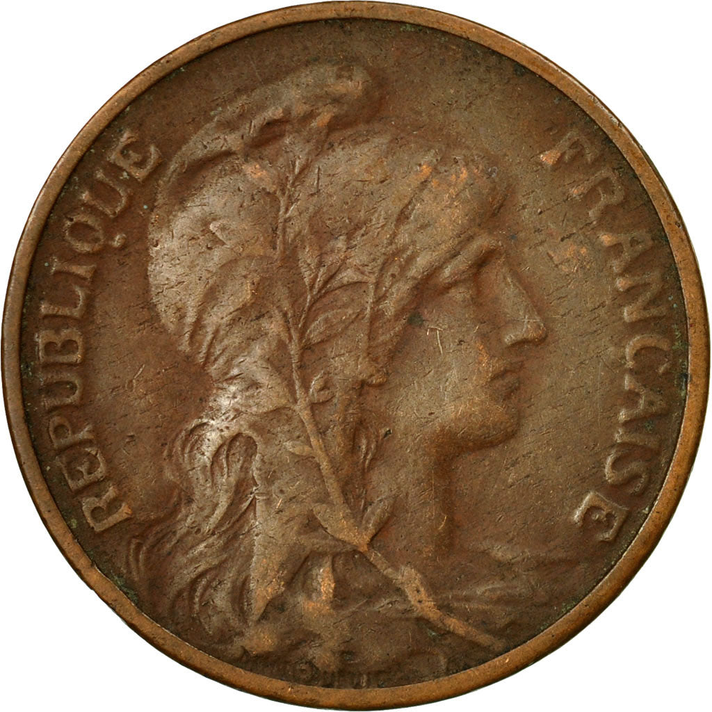 Monnaie, France, Dupuis, 5 Centimes, 1916, Paris, TB+, Bronze, KM:842, Le