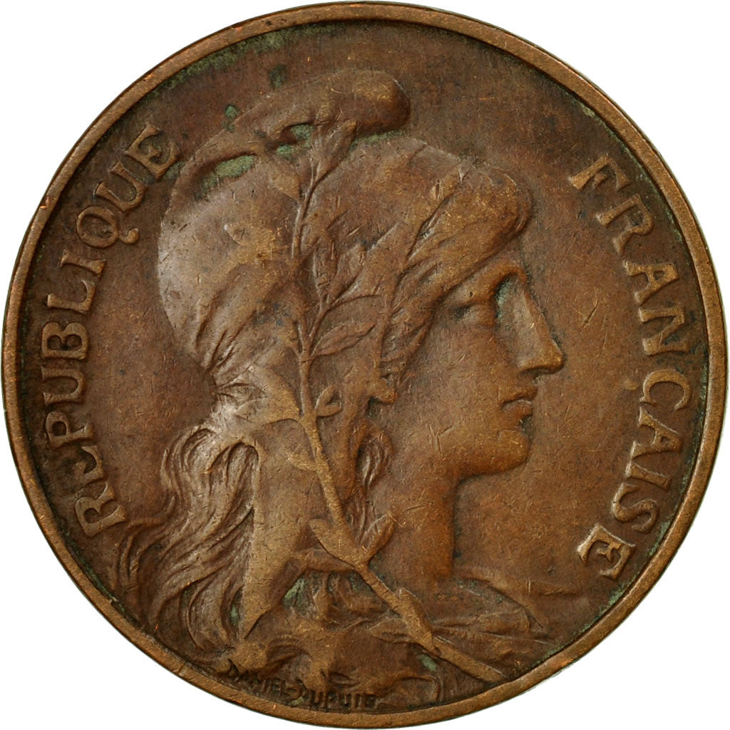 Coin, France, Dupuis, 5 Centimes, 1916, Paris, VF(20-25), Bronze, KM:842, Le