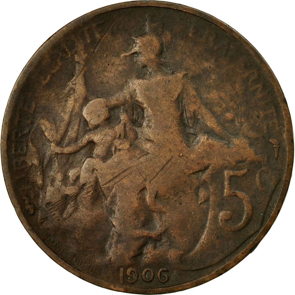Coin, France, Dupuis, 5 Centimes, 1906, Paris, VF(20-25), Bronze, KM:842, Le