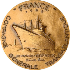 Francja, Medal, Compagnie Transatlantique, Croisières d'Adieu du France
