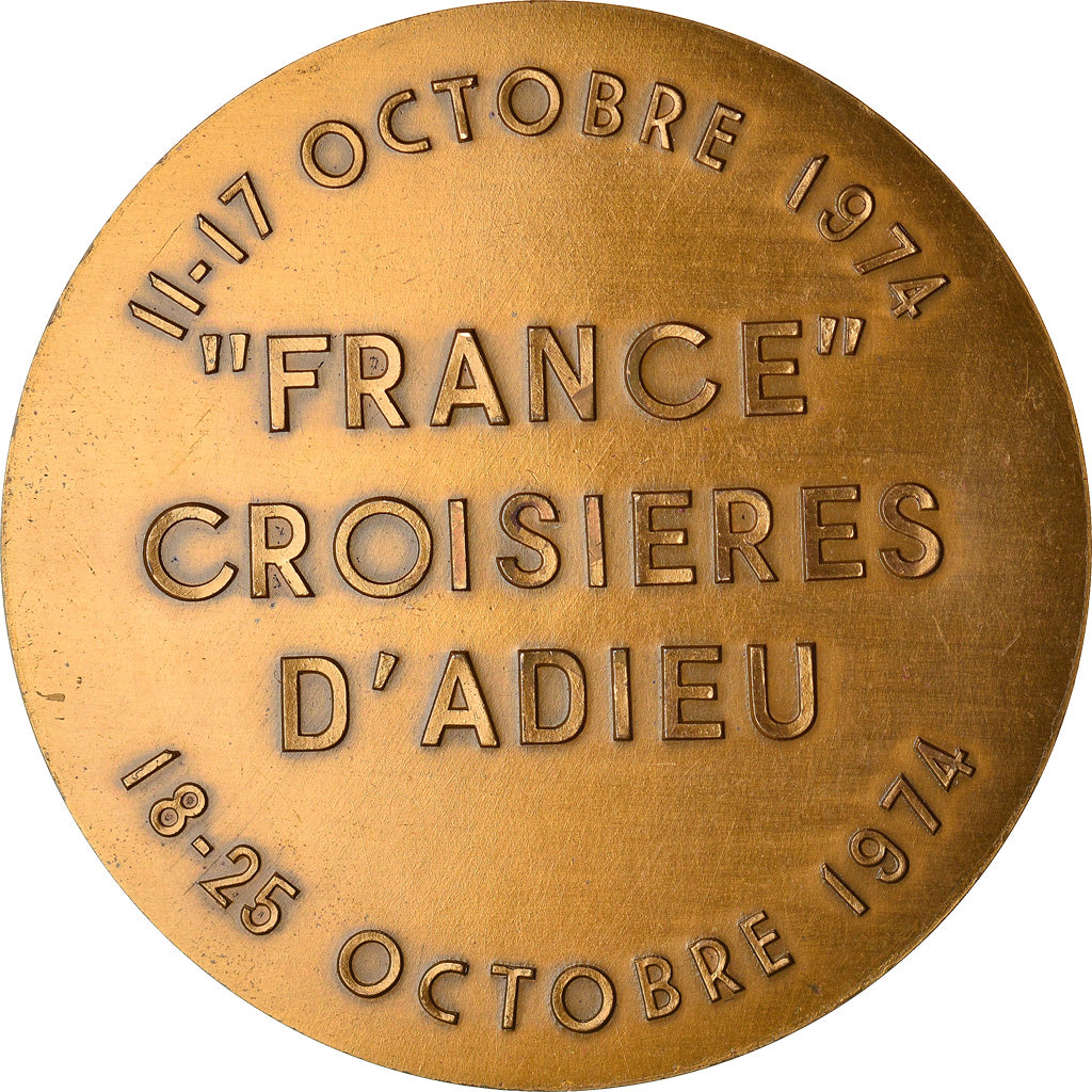 Francja, Medal, Compagnie Transatlantique, Croisières d'Adieu du France