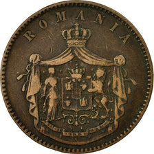 Coin, Romania, Carol I, 10 Bani, 1867, VF(30-35), Copper, KM:4.1