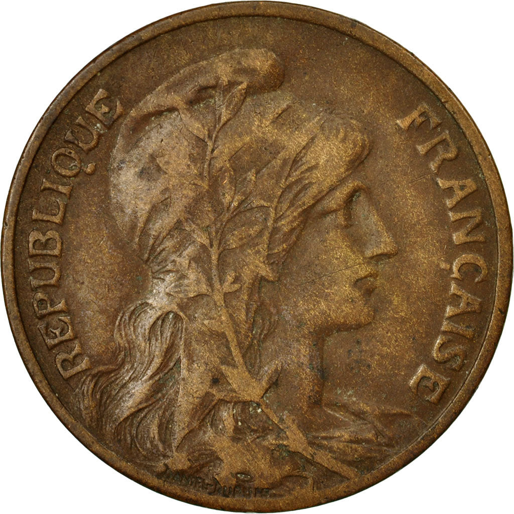 Coin, France, Dupuis, 10 Centimes, 1912, Paris, VF(20-25), Bronze, KM:843, Le