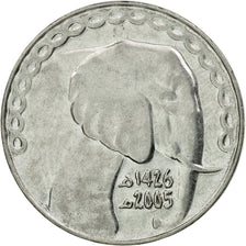 Coin, Algeria, 5 Dinars, 2005/AH1426, Algiers, EF(40-45), Stainless Steel