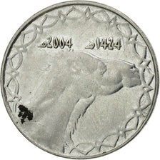 Coin, Algeria, 2 Dinars, 2004/AH1424, Algiers, VF(20-25), Stainless Steel