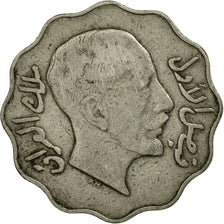 Coin, Iraq, Faisal I, 10 Fils, AH 1352/1933, Royal Mint, EF(40-45), Nickel