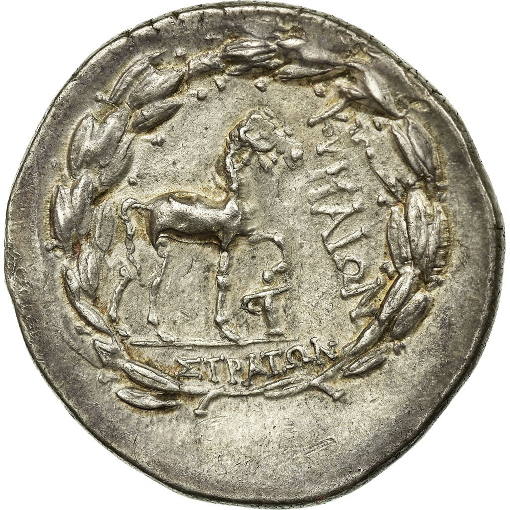 Coin, Aeolis, Kyme (190 Av. JC), Kyme, Amazon, Tetradrachm, AU(55-58), Silver