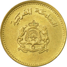 Coin, Morocco, al-Hassan II, 5 Santimat, 1987/AH1407, Paris, EF(40-45)