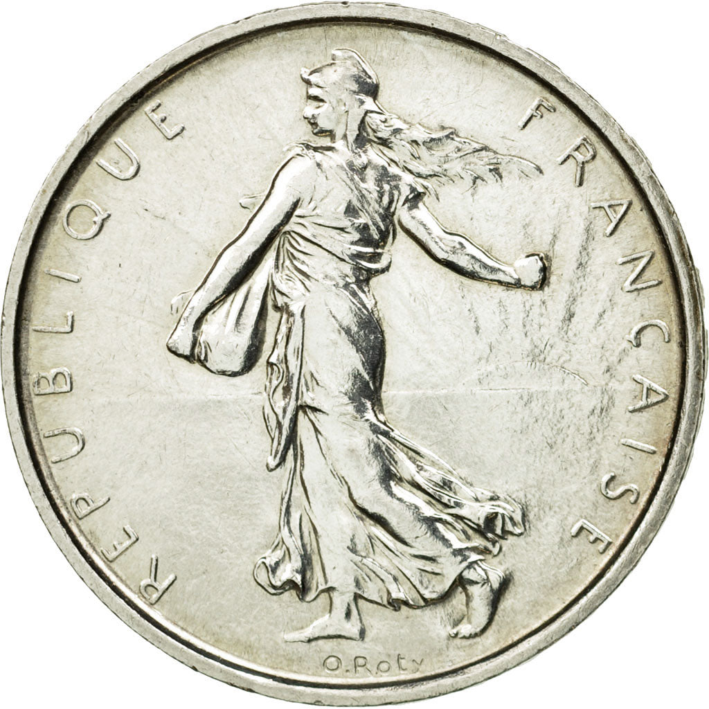Coin, France, Semeuse, 5 Francs, 1969, Paris, MS(60-62), Silver, KM:926
