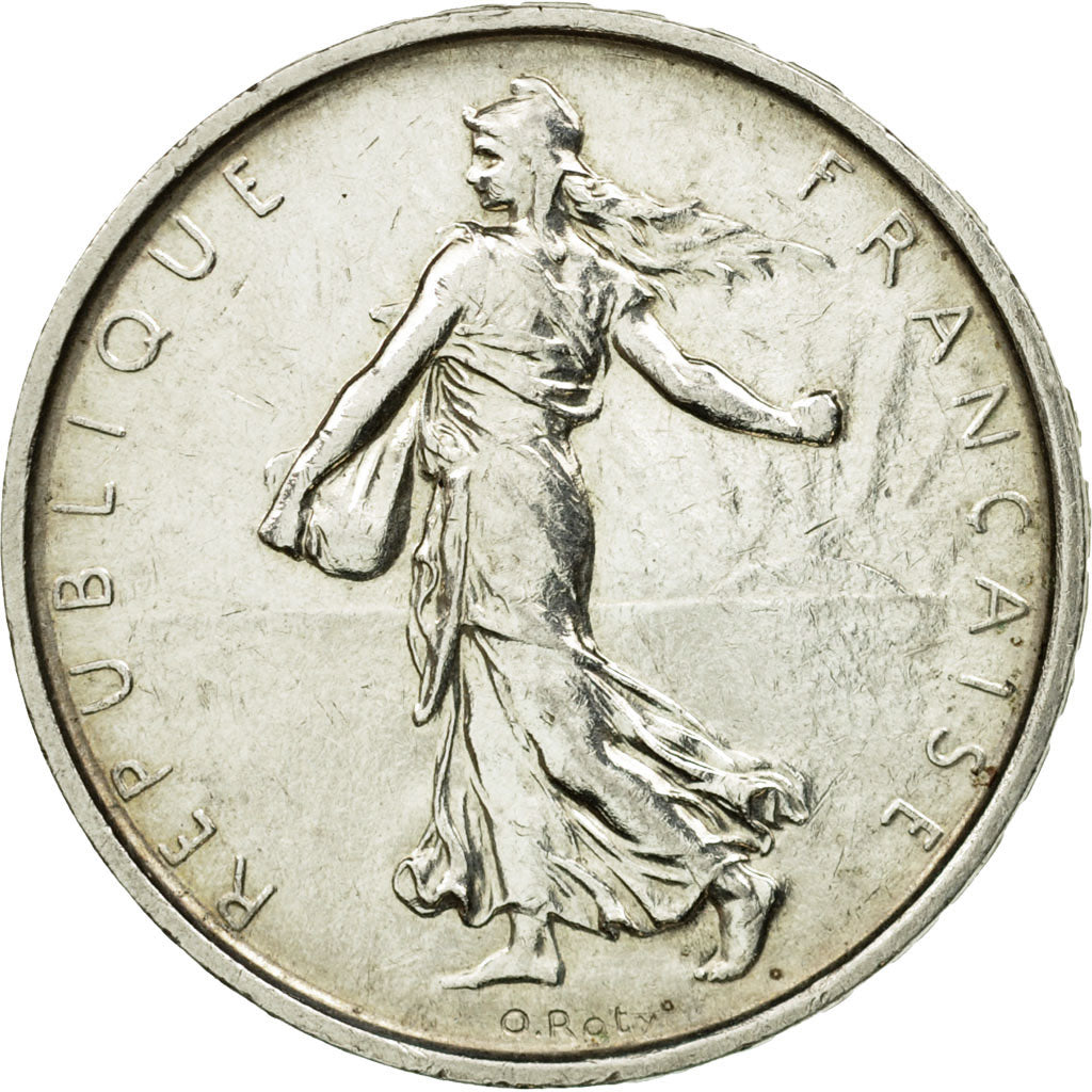 Coin, France, Semeuse, 5 Francs, 1969, Paris, MS(60-62), Silver, KM:926
