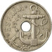 Moneda, España, Francisco Franco, caudillo, 50 Centimos, 1964, BC+, Cobre -