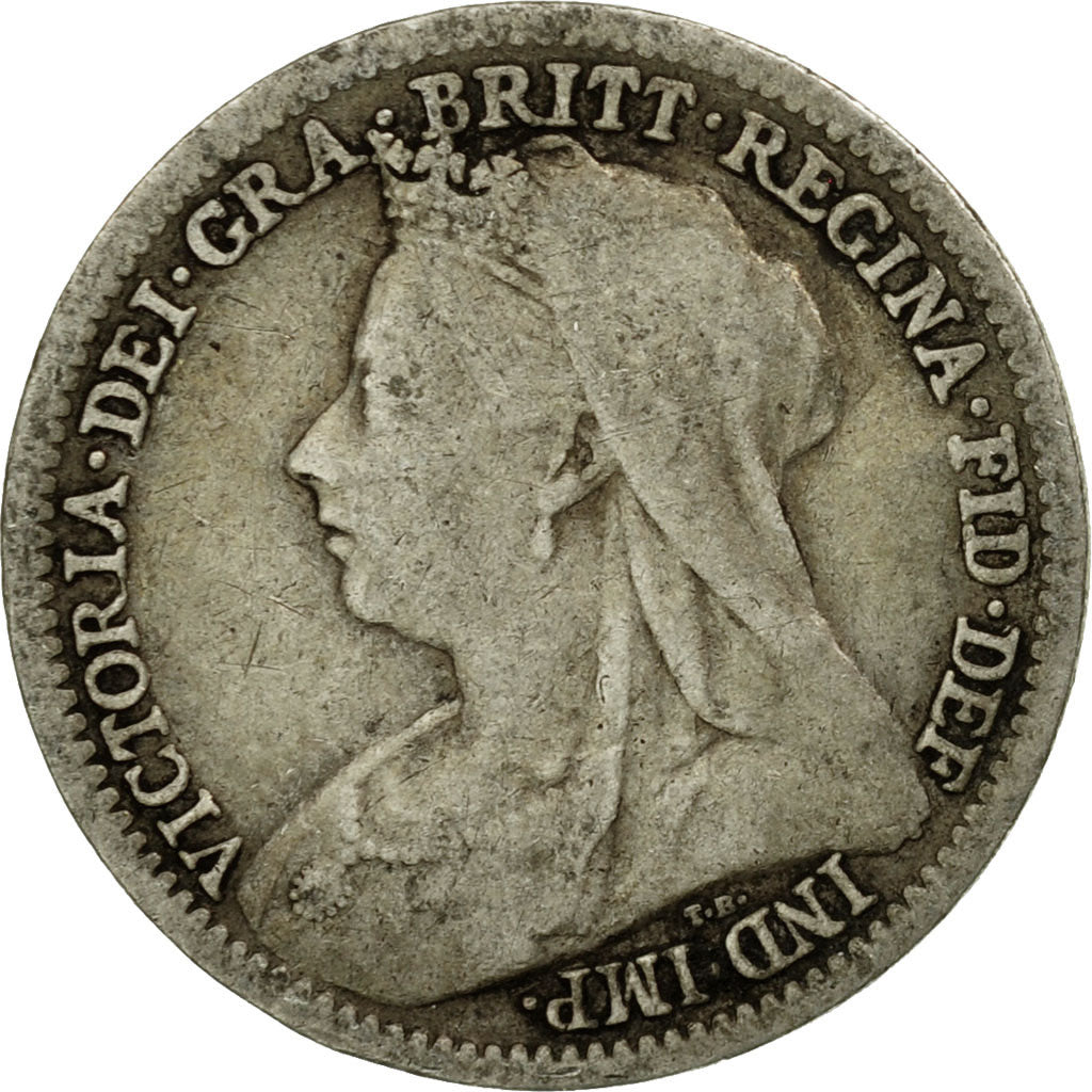 Coin, Great Britain, Victoria, 3 Pence, 1899, VF(30-35), Silver, KM:777