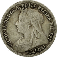 Coin, Great Britain, Victoria, 3 Pence, 1899, VF(30-35), Silver, KM:777